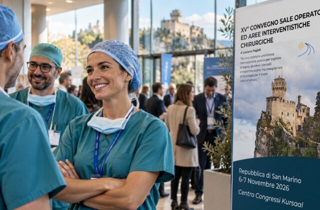 Oltre 350 professionisti della sala operatoria attesi al Kursaal da tutta Italia per il convegno del 6 e 7 novembre: a giocare in casa sono gli infermieri di San Marino