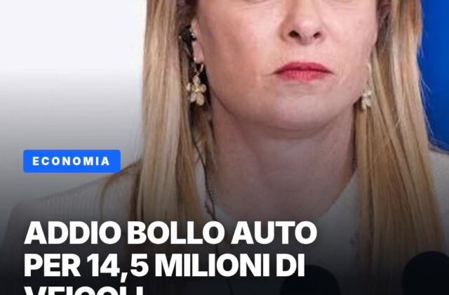 Bollo auto addio per 14,5 milioni di veicoli in Italia