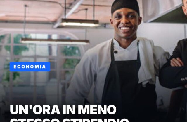 Un’ora di lavoro in meno con la stessa paga