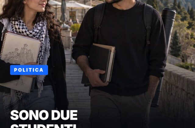 Palestinesi a San Marino: sono due studenti