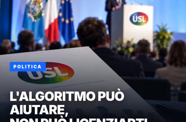 USL apre il congresso: “l’algoritmo non può licenziarti”