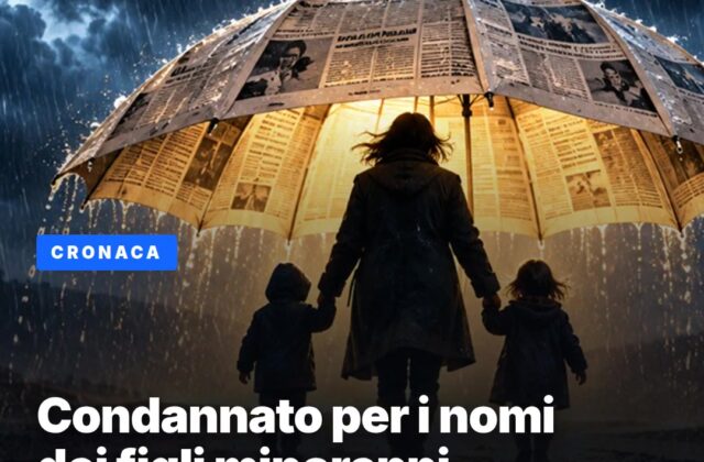 Condannato per i nomi dei minori pubblicati in una sentenza