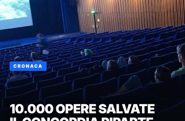 Il Concordia riapre con la storia di diecimila opere salvate