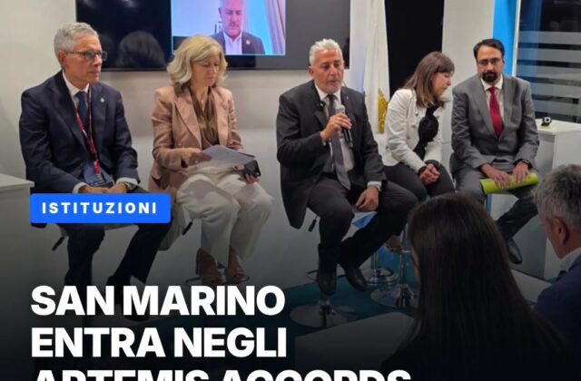 San Marino firma gli Artemis Accords: è il 74° Stato