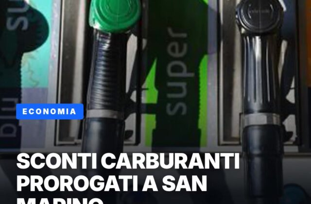Carburanti, sconti prorogati a San Marino fino al 31 ottobre