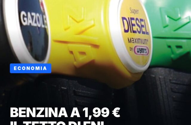 Eni mette un tetto ai prezzi di benzina e gasolio