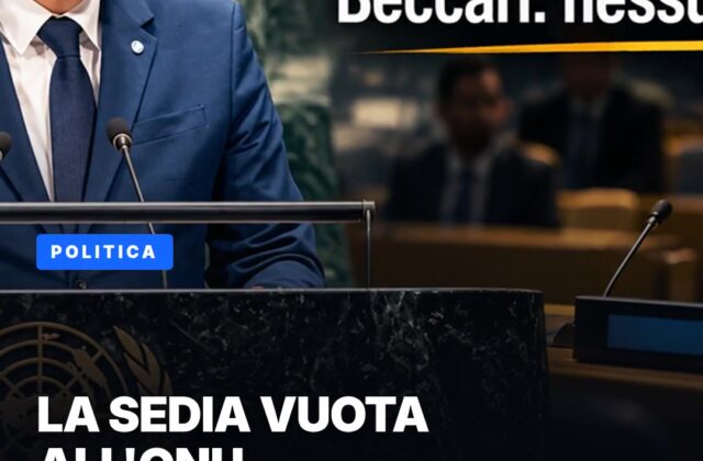 Il seggio vuoto all’Onu: Beccari spiega cos’è successo