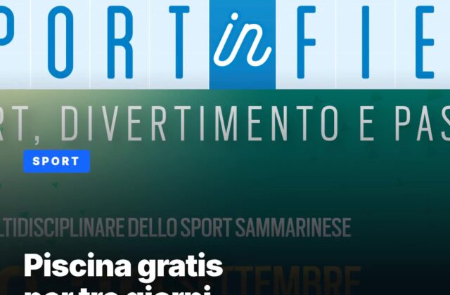 Sport in Fiera 2026: tre giorni di sport gratis a Serravalle