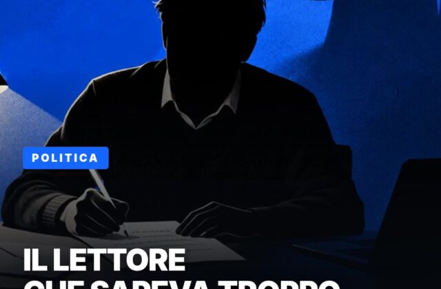 La lettera del lettore deluso l’ha scritta un politico