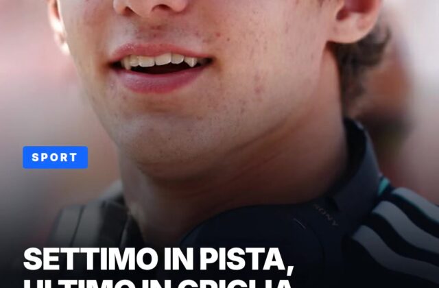 Antonelli settimo a Monza, ma domenica parte dal fondo