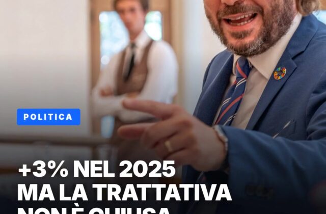 Stipendi pubblici, più 3% nel 2025: «Ma non è finita qui»