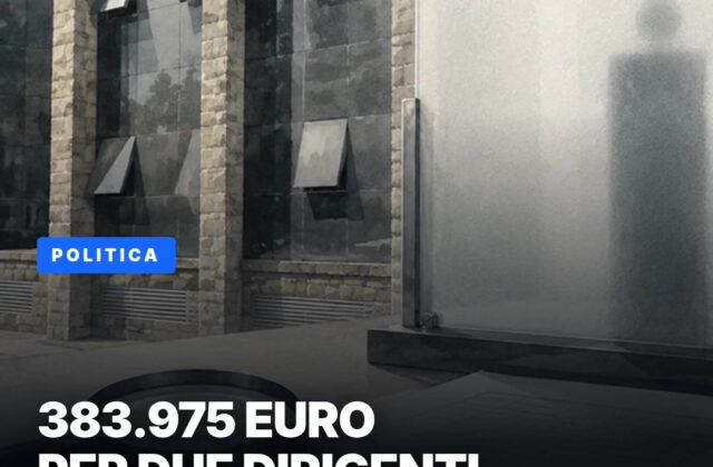 Banca Centrale: 383.975 euro per due dirigenti