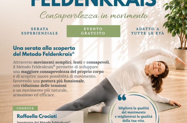 Metodo Feldenkrais, serata gratuita a Dogana