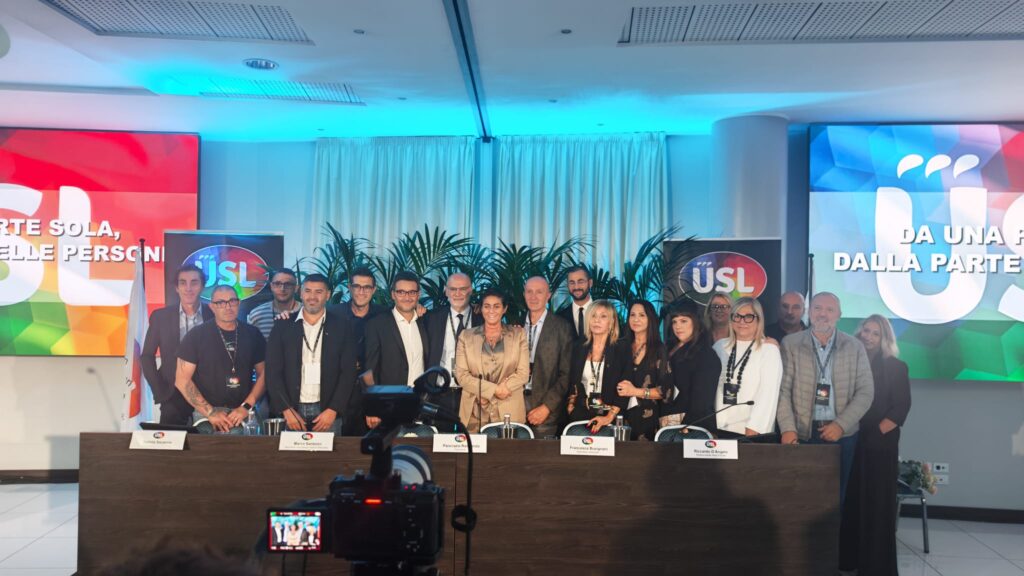 «The most important word is thank you»: Marco Santolini elected unanimously as USL's first confederal secretary, a role he had long held informally alongside Francesca Busignani