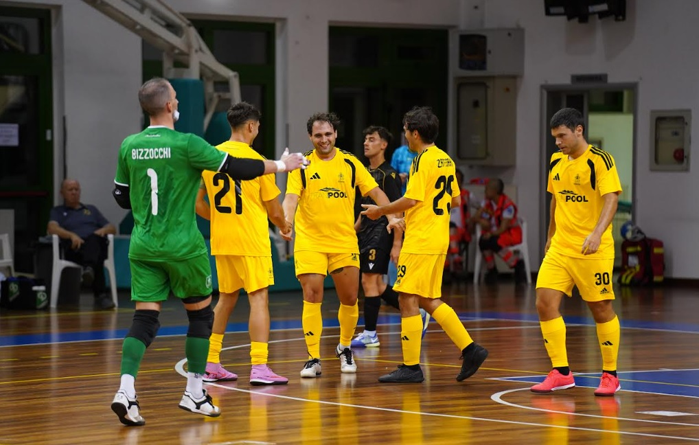 Futsal, parte il campionato: La Fiorita travolge la Juvenes, Faetano sorprende il Tre Penne