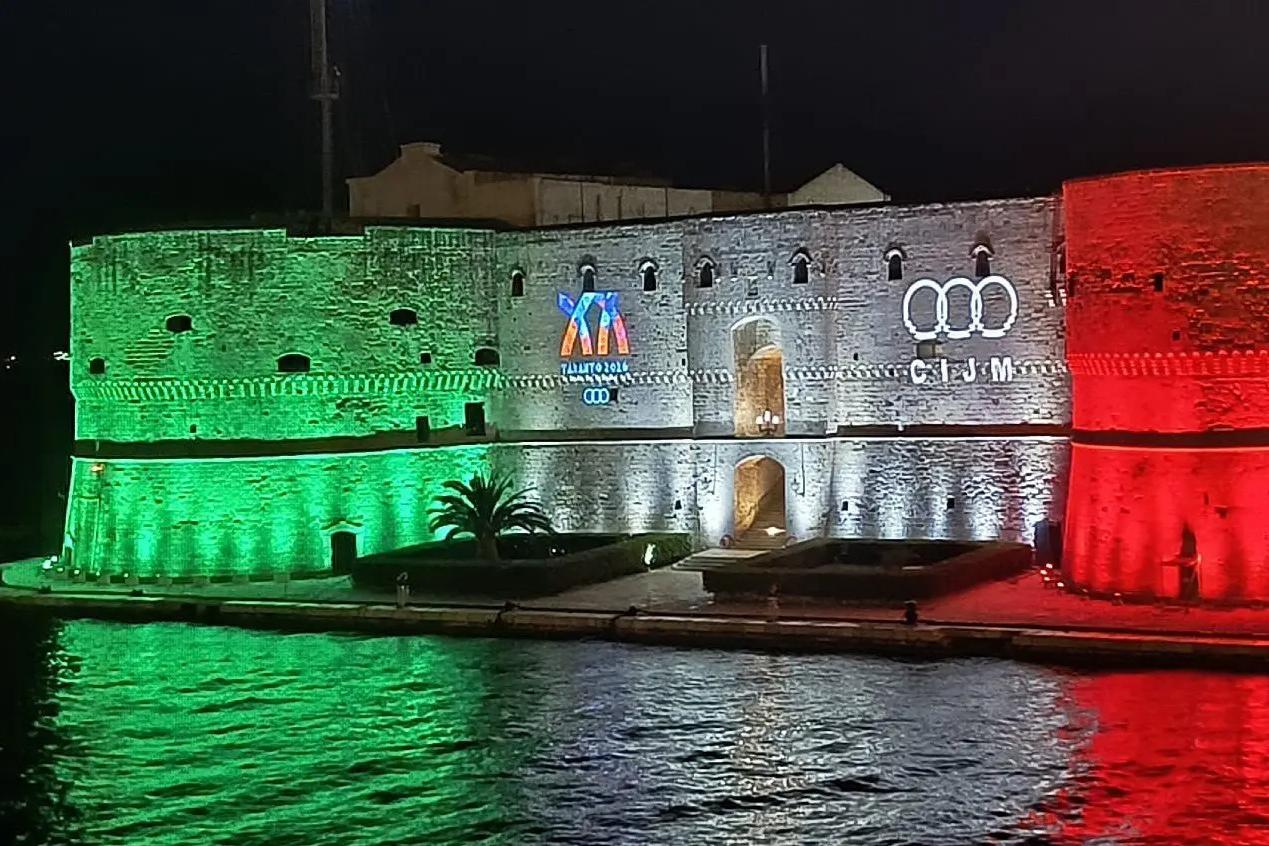 Giochi del Mediterraneo, Gasperoni e Conti portabandiera di San Marino alla cerimonia di chiusura