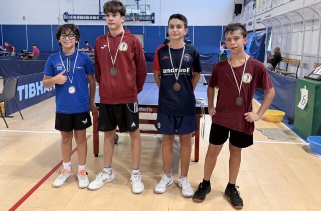 Table tennis, Juvenes sweeps the podiums at Montemarciano