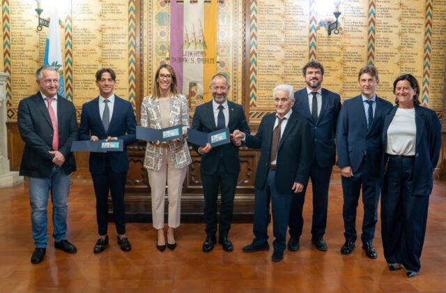 Gilberto Rossini’s schools become postage stamps