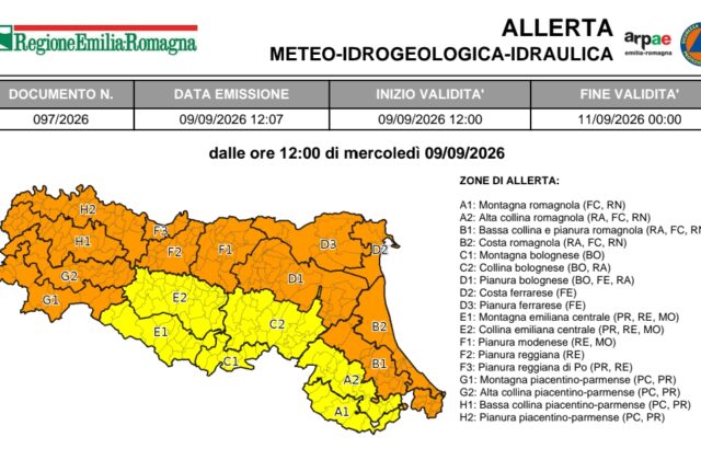 Bad weather alert: orange warning for severe storms and gusts up to 100 km/h