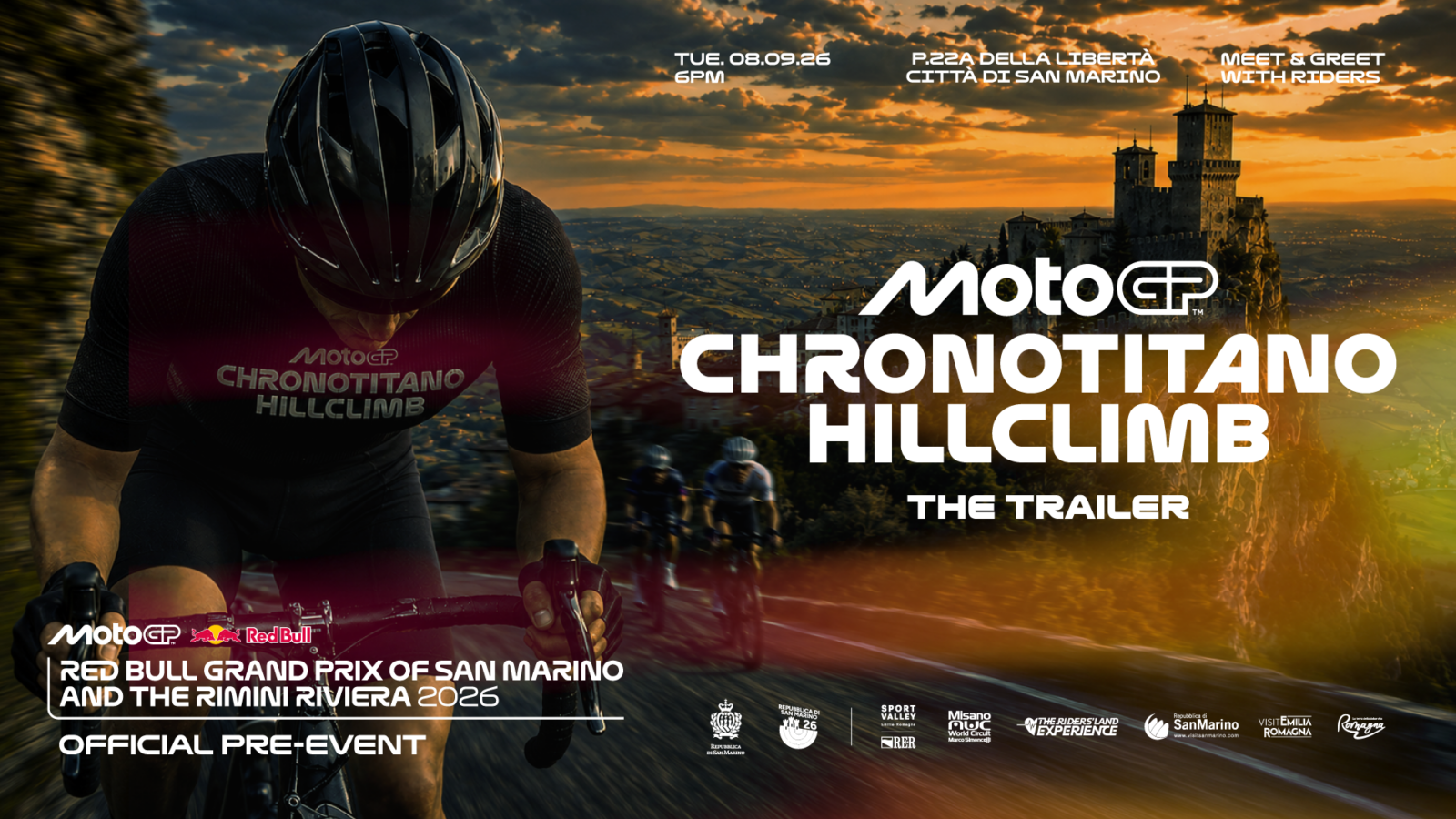San Marino accende i motori: domani la Chronotitano Hill Climb