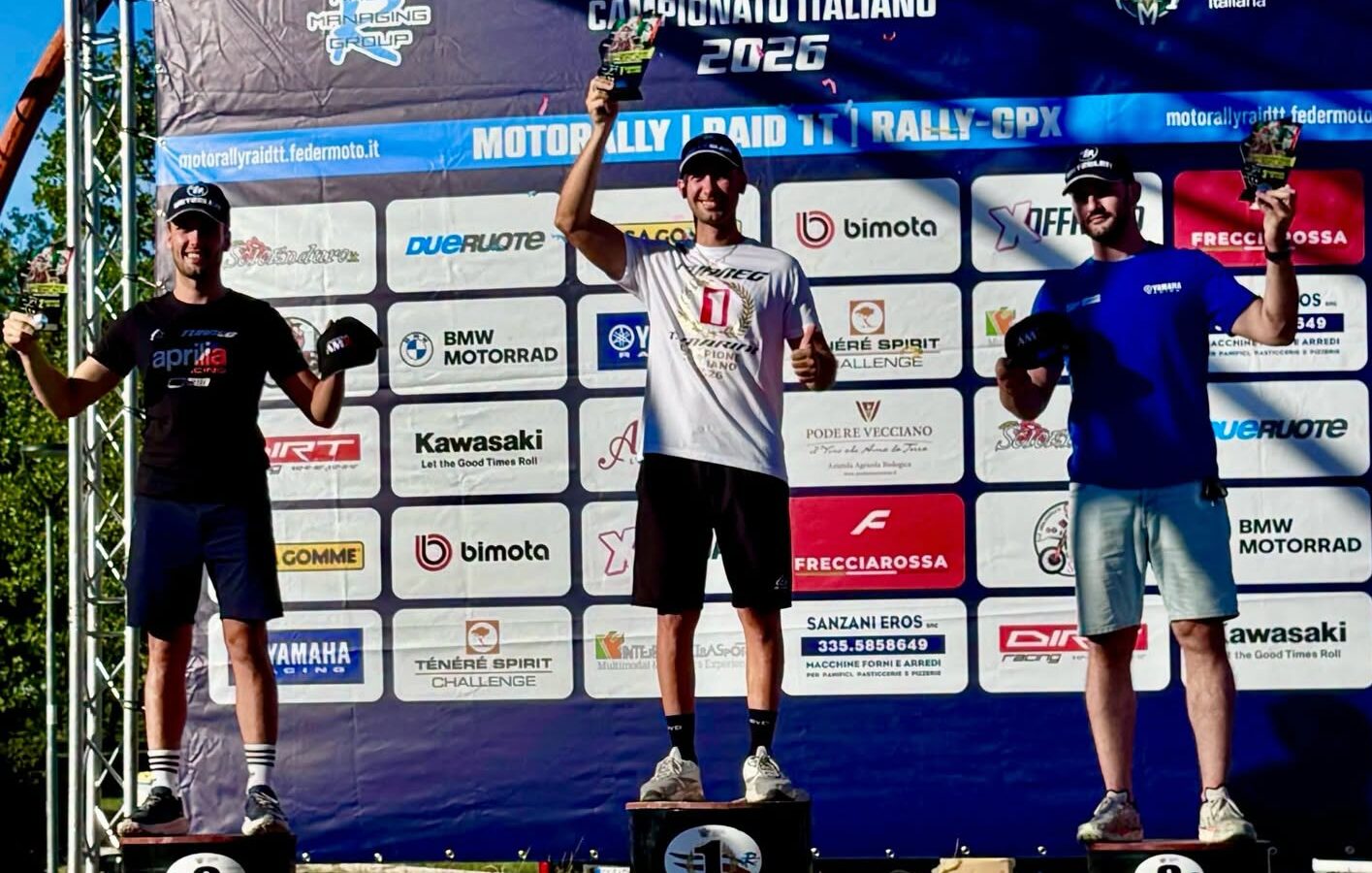Motorally, Thomas Marini è campione italiano: suo il titolo nella classe G1000