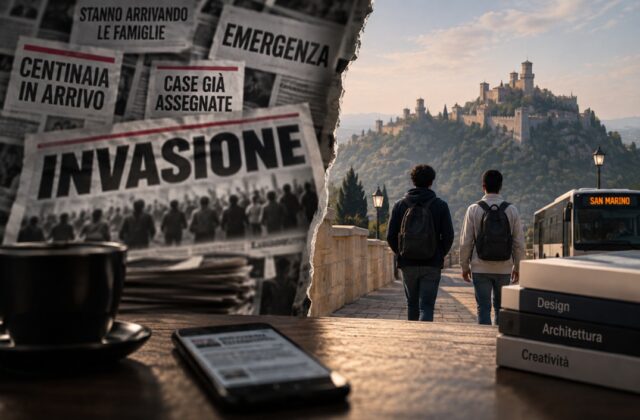 Due studenti diventano un’invasione e nessuno controlla: a San Marino il problema non è l’immigrazione, è la distanza sempre più grande tra ciò che accade e ciò che ci viene raccontato