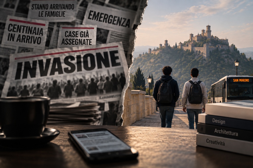 Due studenti diventano un’invasione e nessuno controlla: a San Marino il problema non è l’immigrazione, è la distanza sempre più grande tra ciò che accade e ciò che ci viene raccontato