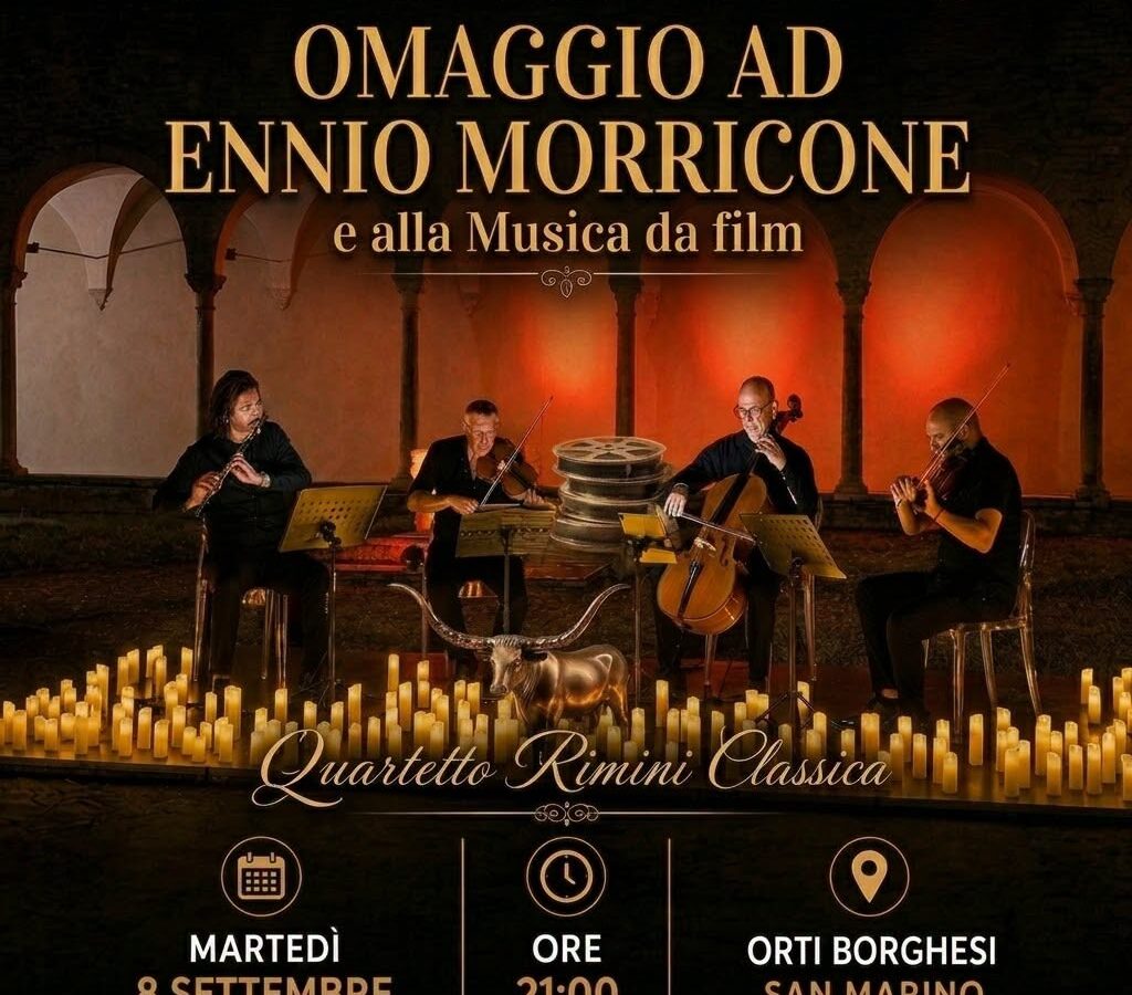 San Marino a lume di candela: agli Orti Borghesi le musiche di Morricone e del grande cinema