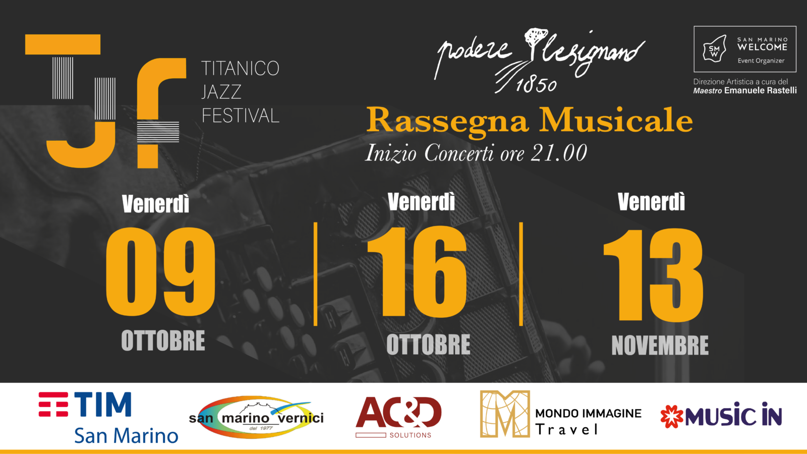 Titanico Jazz Festival, tre serate al Podere Lesignano