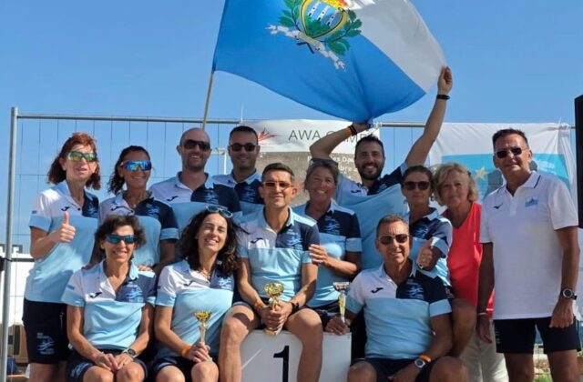 San Marino claims five medals at Aquawalking internationals in France
