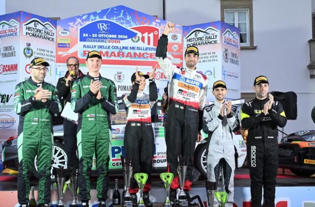 Rally, Simone Campedelli conquista l’IRC 2026: podi anche in Portogallo e a Monza