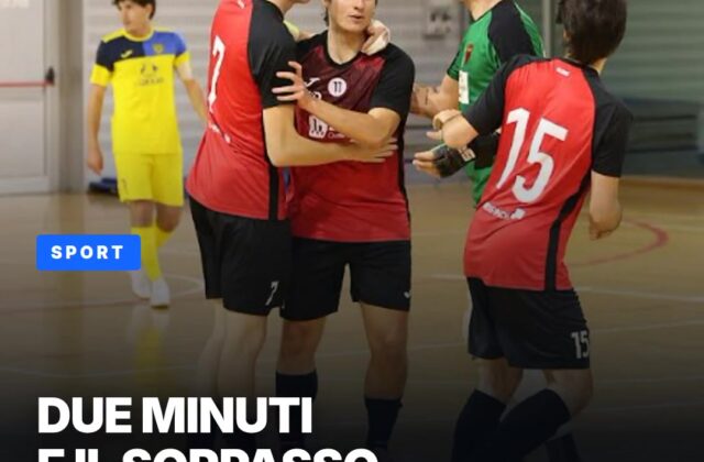 Due minuti e il sorpasso: la Folgore batte il Faetano