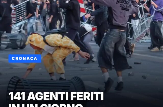 141 agenti feriti nei cortei: Sala contro Piantedosi