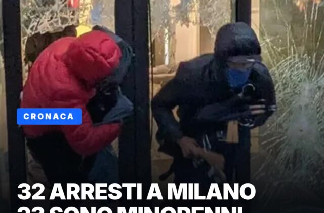 Milano, 32 arresti dopo gli scontri: 23 sono minorenni