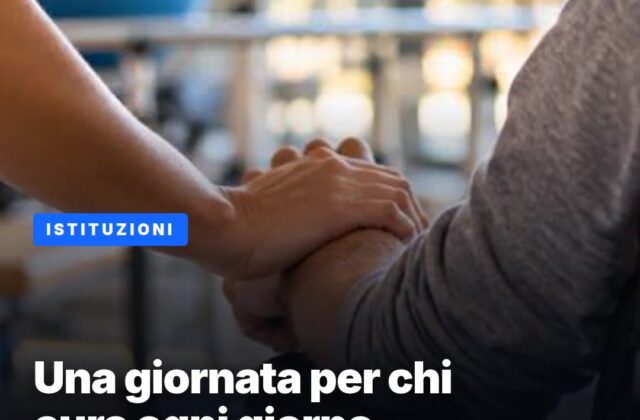 Chi cura ogni giorno ha la sua giornata