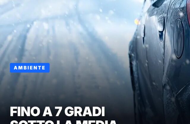 Sette gradi sotto media: arriva il freddo su San Marino