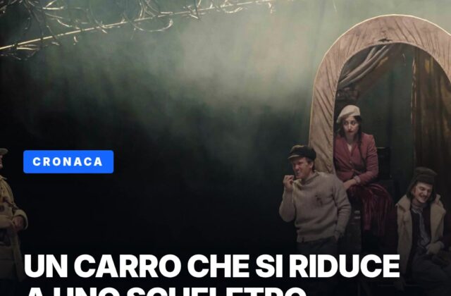 Lunetta Savino è Madre Courage al Teatro Nuovo di Dogana