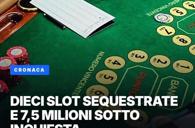 Sette indagati e dieci slot sequestrate alla Giochi del Titano