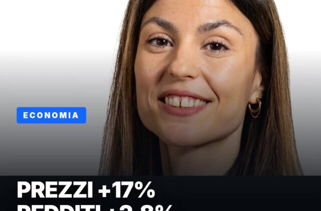 Prezzi su 17%, redditi 2,8%: la proposta di Cesarini