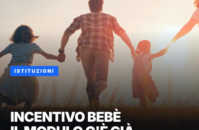 Incentivo Bebè, il modulo è già online