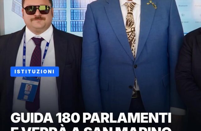 Milton Dick presidente UIP: “Verrò a San Marino”