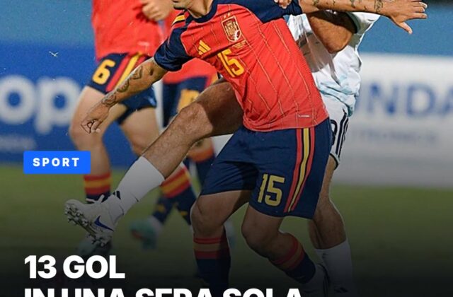Tredici gol della Spagna allo Stadium