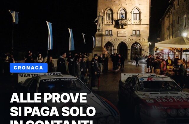 Rallylegend, alle prove si paga solo in contanti