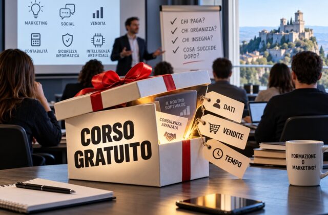 Ti regalano un corso di formazione? Il conto arriva dopo, e non lo paghi in euro