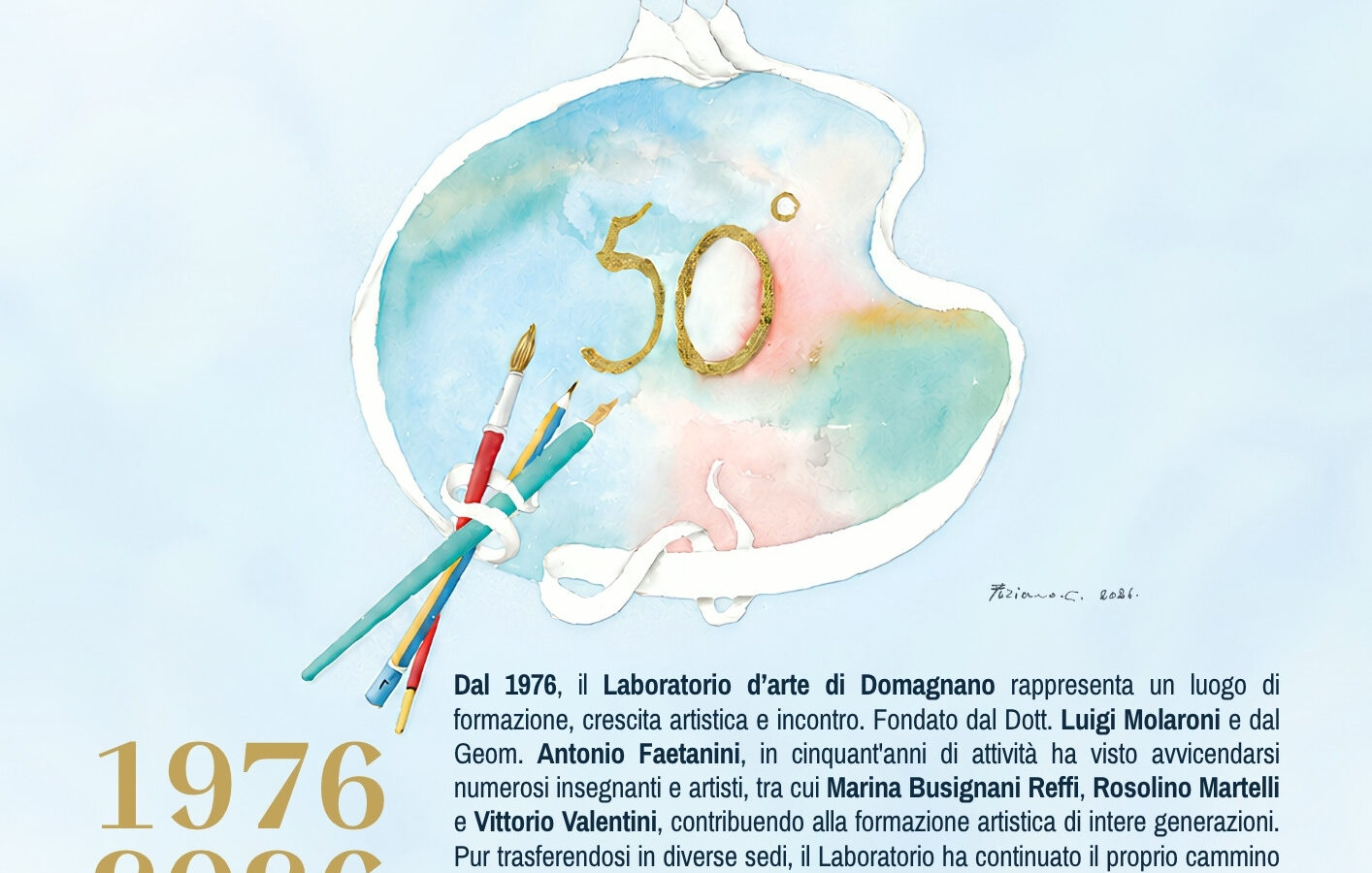 Domagnano, il Laboratorio d’arte compie 50 anni: una mostra racconta la sua storia