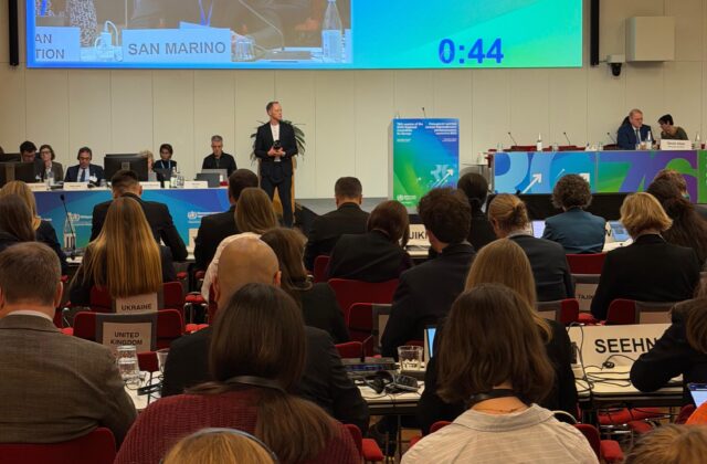 San Marino al vertice OMS di Copenaghen, Ugolini interviene su invecchiamento e futuro della sanità