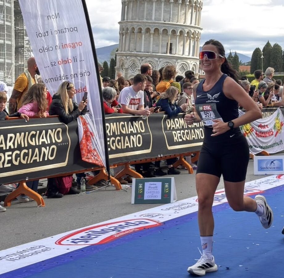 Elisa Pellegrini debutta nella mezza maratona a Pisa: “Sono felicissima di questo traguardo”