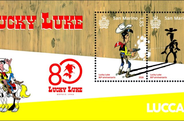 Poste San Marino debutta a Lucca Comics & Games con Lucky Luke