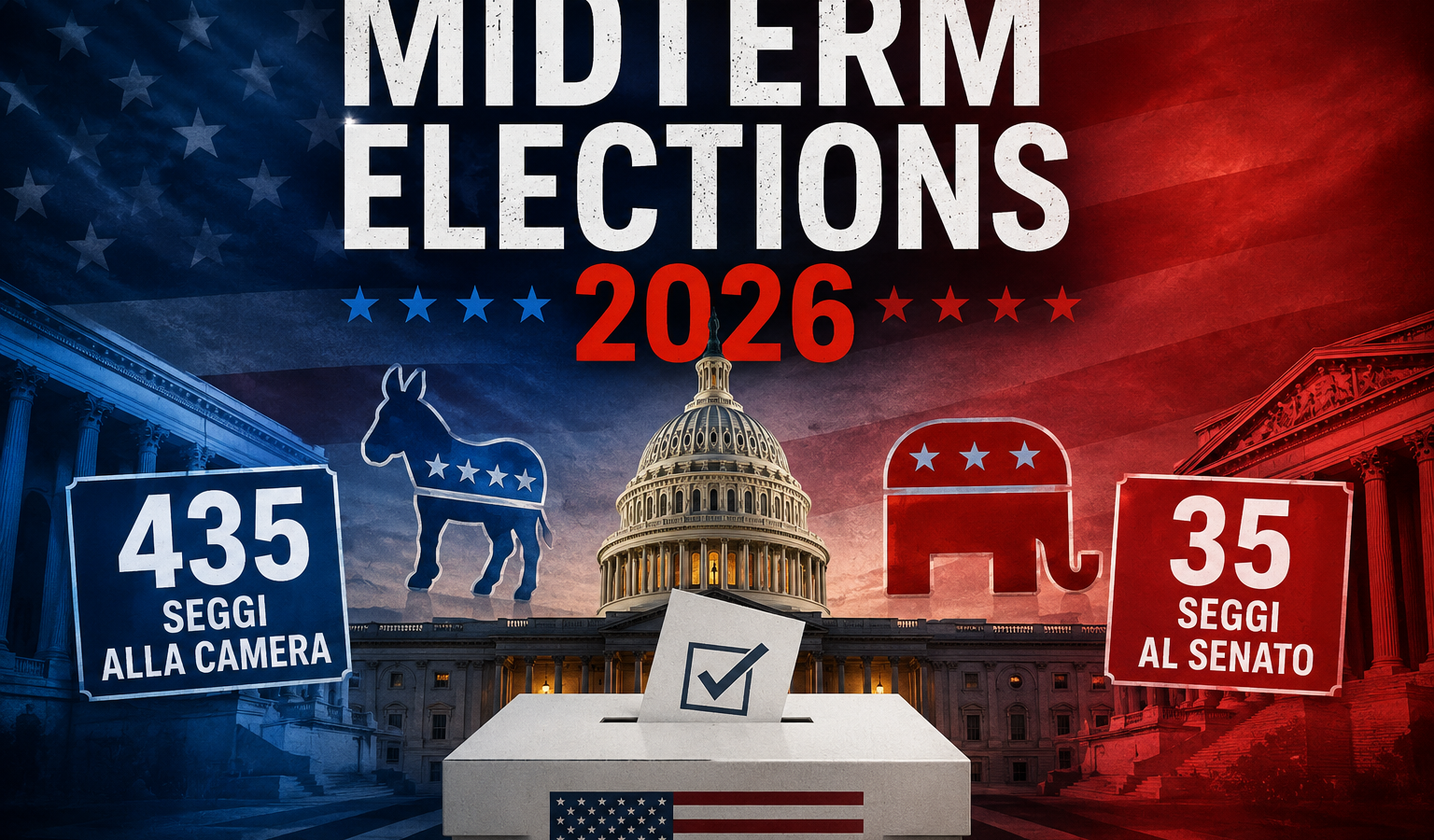 Midterm elections 2026: il voto che può cambiare gli equilibri di Washington (a cura di Carlotta Andruccioli)