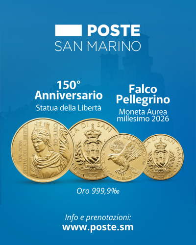 Poste San Marino — 150° Statua della Libertà (colonna articoli)